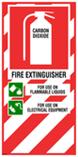 Carbon Dioxide Extinguisher Blazon 